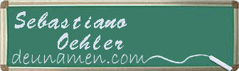 Sebastiano Oehler Visitenkarte
